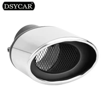 DSYCAR Universal Car Modification Stainless Steel Exhaust Pipe Muffler Tip Exhaust pipe cover for Car styling Most car models