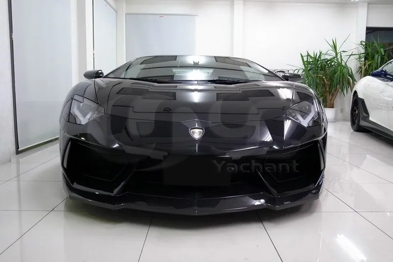 2011-2014 Lamborghini Aventador LP700 DMC Molto Veloce Base Package Style Front Lip w Sword CF (11)