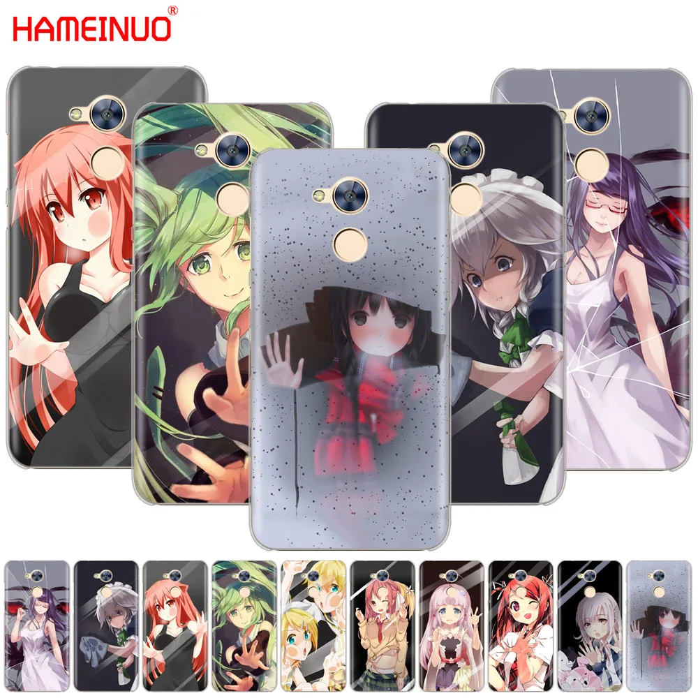 

HAMEINUO Locked In The Screen Anime Girl kawaii Cover phone Case for Huawei Honor 10 V10 4A 5A 6A 7A 6C 6X 7X 8 9 LITE