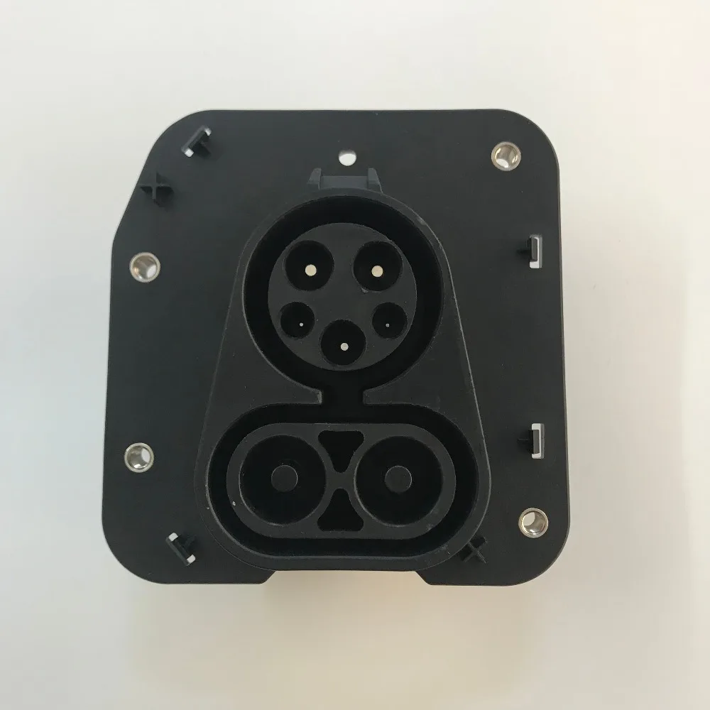 Vehicle inlet SAE J1772 Socket CCS 1 type 1 combo 1 socket without Cable for installation in electric vehicles Duosida socket Vehicle inlet SAE J1772 Socket CCS 1 type 1 combo 1 socket without Cable for installation in electric vehicles Duosida socket