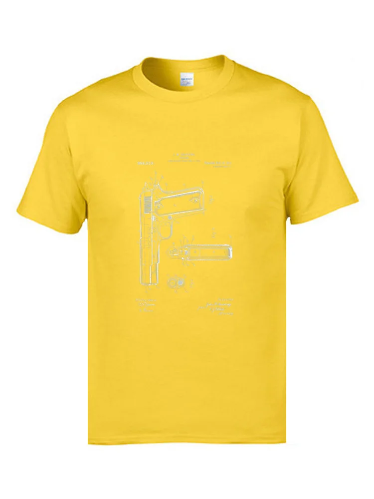 Printing Top T-shirts Design Short Sleeve Fashion O Neck Pure Cotton Tops Tees Fitness Tight Tee Shirt for Men NEW YEAR DAY Lungs   Colours  8385 yellow