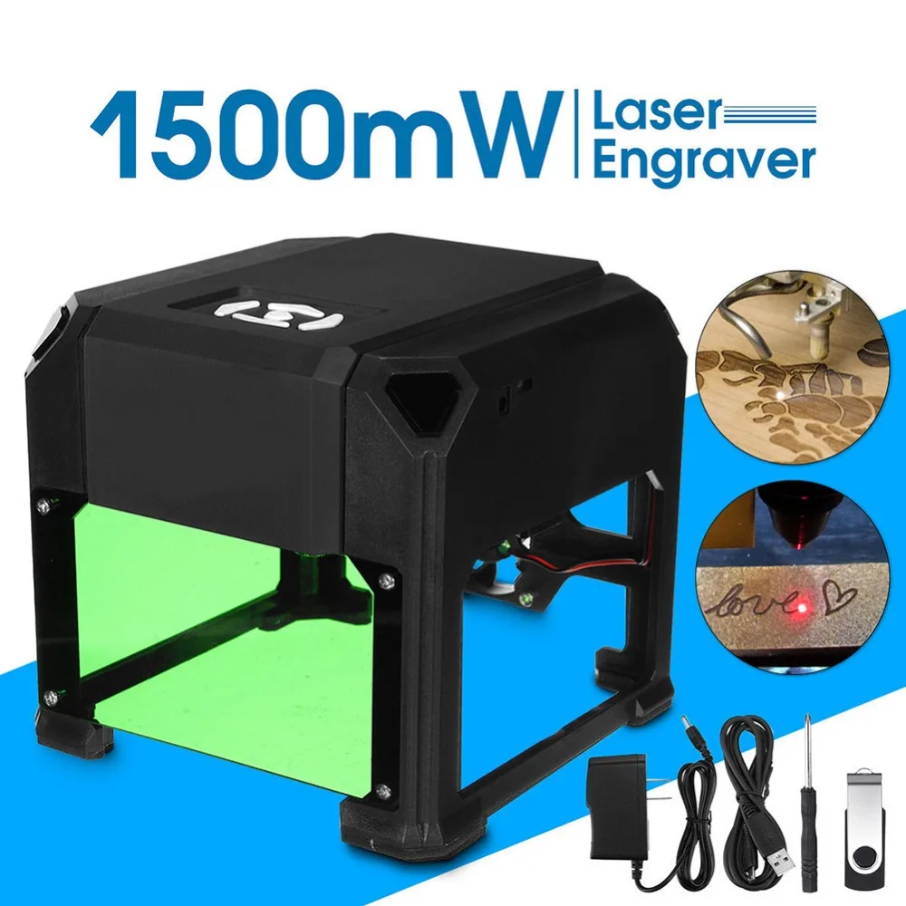 

K3 1500mW CNC laser engraving machine 8cm*8cm Engraving Area DIY Logo Small Engraver Cutter Carver Engraver Machine for 3 Type