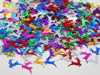 

SALE! Lucia crafts 20g Random mixed Sequin for Christmas Party Plastic Confetti D0113