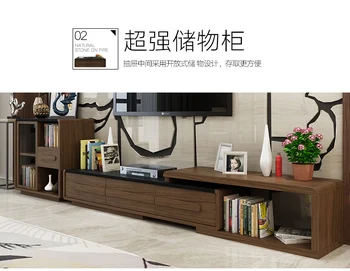 minimalist designer wooden panel TV Stand modern Living Room Home Furniture tv led monitor stand mueble tv cabinet mesa tv table
