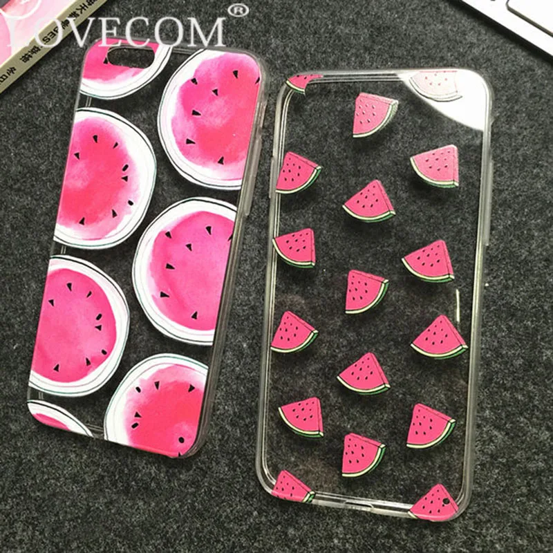 Summer Hot Luxury Watermelon Image Ultrathin Soft TPU