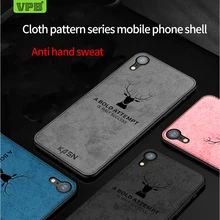 

VPB fabric hard cell phone for Apple 6 6S 78 plus cute retro cell phone shell for Apple X XS MAX XR