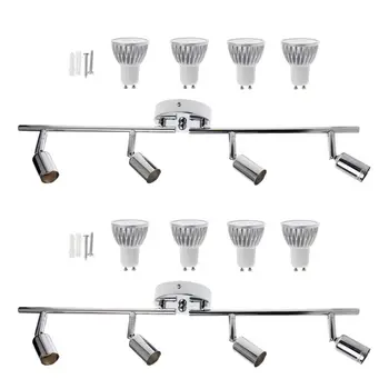

12W Indoor Ceiling Spotlight 4 Lights Modern Decoration Lamps GU10 Rotatable
