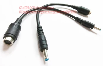 

DC 4.5x3.0mm Male to DC 7.4x5.0mm Female Power Adapter Connector Cord Cable For HP Laptop/Free shipping/25PCS