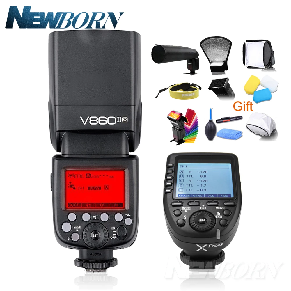 Godox V860II O TTL 2 4G Вспышка Speedlite Xpro триггер для Olympus Panasonic E M10II M1 PL8 PL7 PL5 DMC GX85|flash speedlite|camera