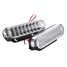 2 светодио дный шт./компл. SMD LED авто DRL светодио дный светодиодные дневные ходовые огни Противотуманные фары лампа внешний свет автомобиля Стайлинг белый DC 12 В в