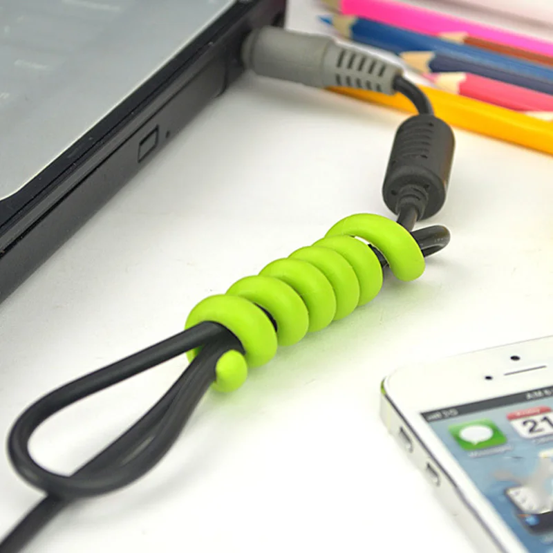2 шт. скрепленный спиралью органайзер для передачи данных USB кабель MP3 и мыши|usb cable
