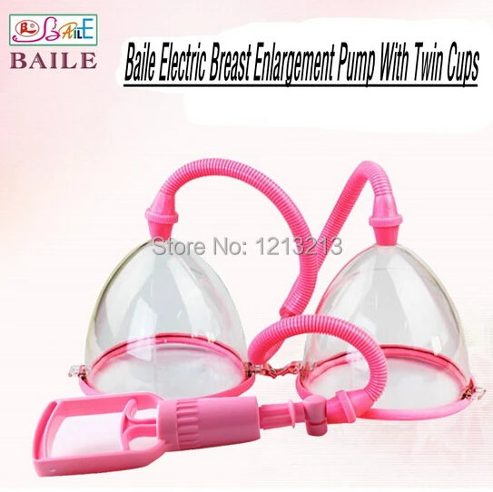 ФОТО HOT!! BAILE Breast Massage Enlarger Pump Exerciser Developing Electric Breasts Enlargement,Women Sex Medical Toys, Adult Product