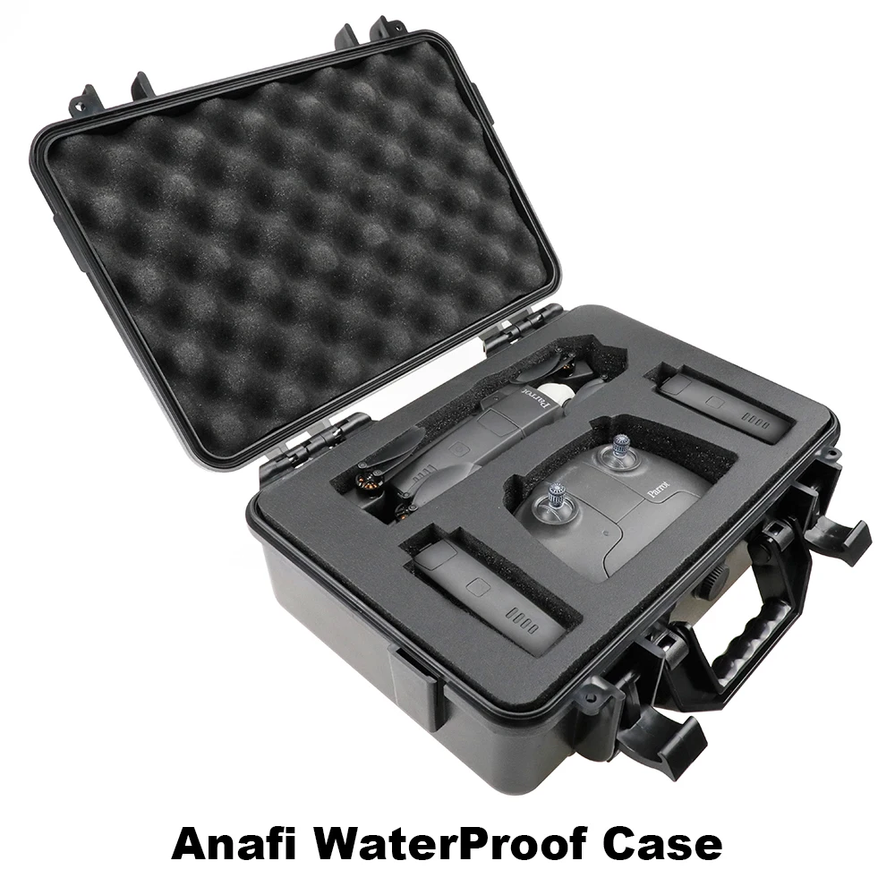 

Storage Box for Parrot ANAFI Drone Battery Remote Controller Outdoor Case Box Protector Cover Waterproof Suitcase Shockproof Bag