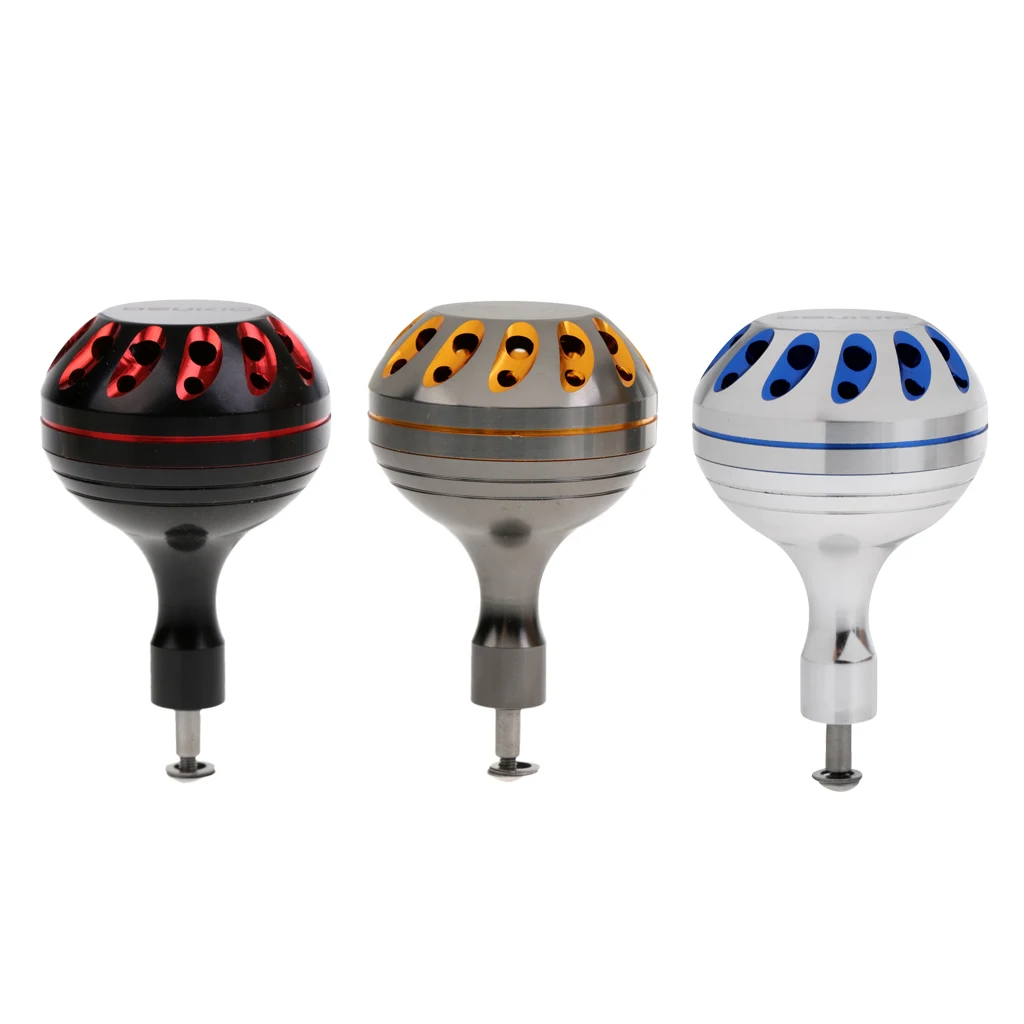 

Full Metal Fishing Reel Handle Power Knob with 2 Ball Bearings 1.7" Fishing Tackle 3 Color Fishing Tackle Tools