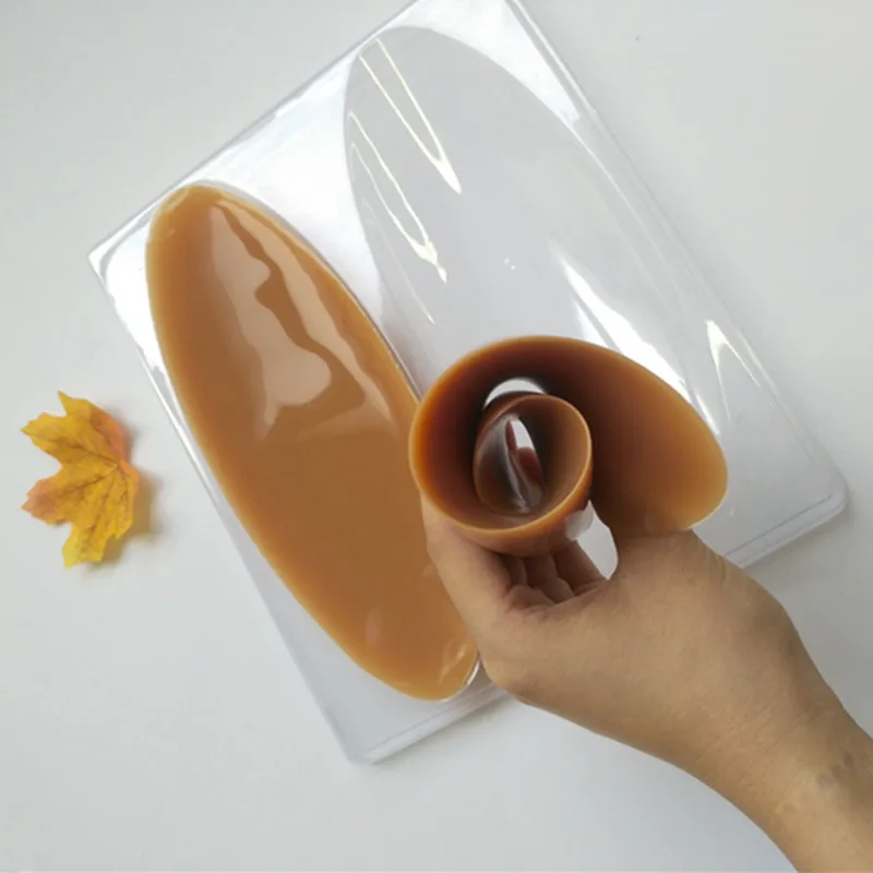 de bezerro almofadas de perna de silicone