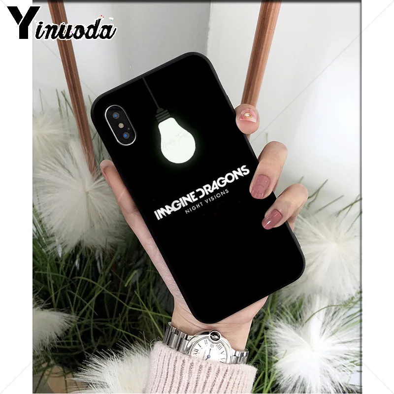 Yinuoda imagine Dragon TPU Мягкий силиконовый чехол для телефона, чехол для Apple iPhone 8 7 6 6S Plus X XS MAX 5 5S SE XR мобильных телефонов