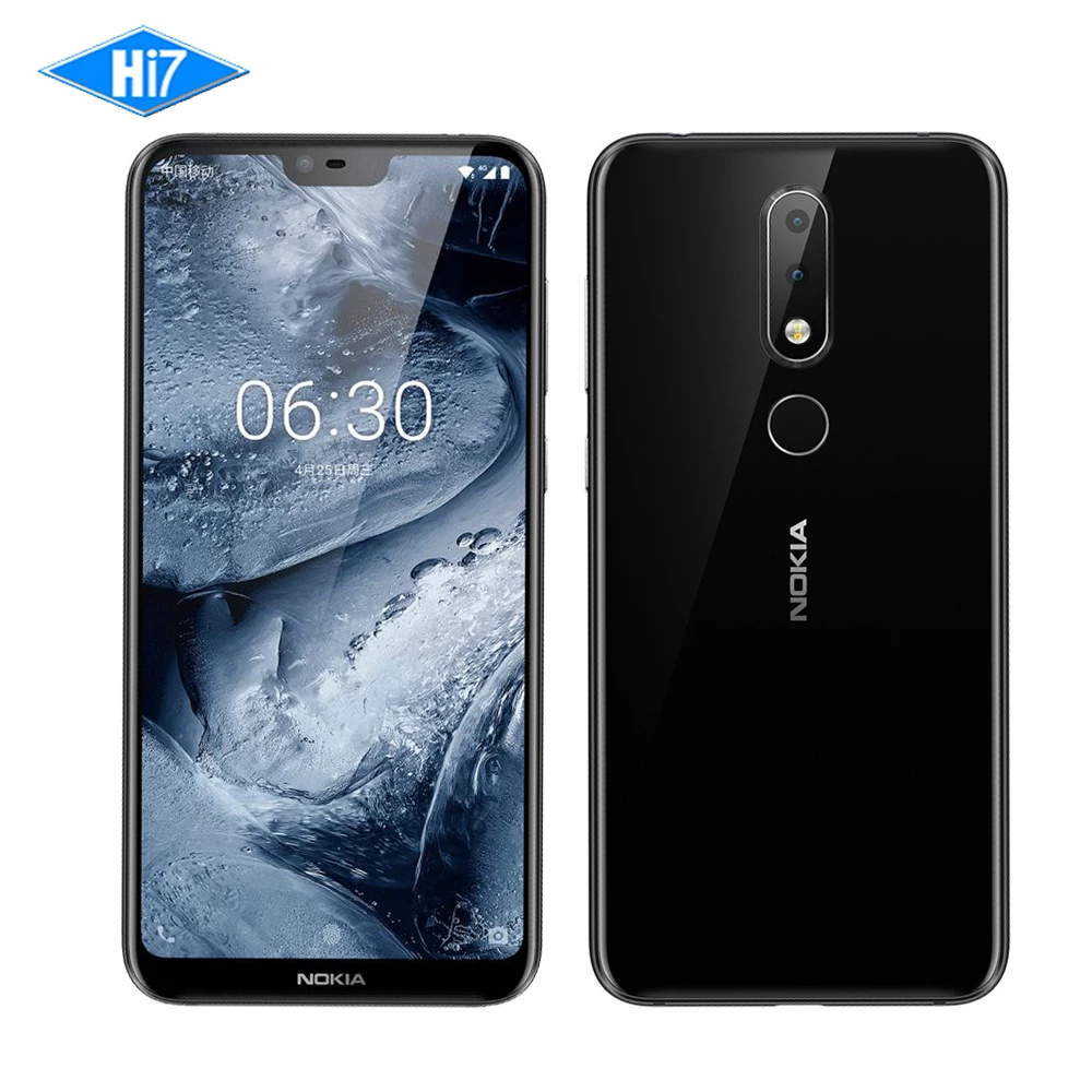 

New Nokia X6 2018 64G ROM 4G RAM 3060mAh 16.0MP 3 Camera Dual Sim Android LTE Fingerprint 5.8 inch Octa Core Smart Mobile Phone