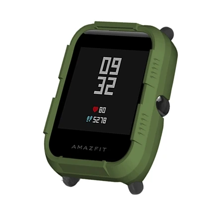 YUEDAER получехол защитный чехол для Xiaomi Amazfit Bip чехол для смарт часов защитные аксессуары для Amazfit Bip оранжевый - Цвет: Amy green