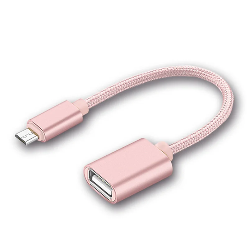 Кабель Micro USB OTG кабель 2 0 адаптер конвертера otg портативный для мобильного