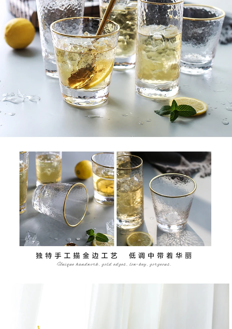 Японская утолщенная стеклянная чашка для воды кофейные кружки термостойкие виски вино водка молоко пиво сок чашки для дома для отеля для бара поставщик