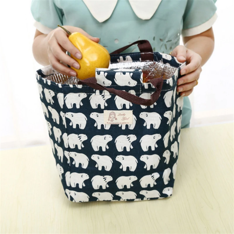 XZP 2019 Waterproof Cotton Lunch Bag for Women kids Men Cooler Lunch Box Bag Tote canvas lunch bag Insulation Package Portable XZP 2019 Waterproof Cotton Lunch Bag for Women kids Men Cooler Lunch Box Bag Tote canvas lunch bag Insulation Package Portable