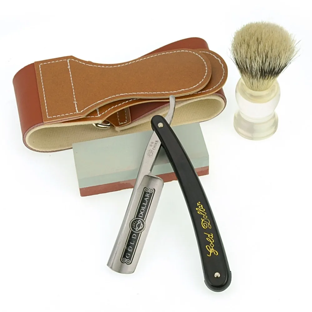 Buy Gold Dollar Classic Straight Shaving Razor Kit