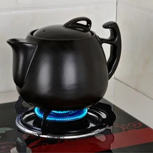 Традиционный отмывки тушеная присущая средствам китайской медицины керамический горшок жар-устойчивость к высокой температуре кастрюля здоровье Травяной чайник плита