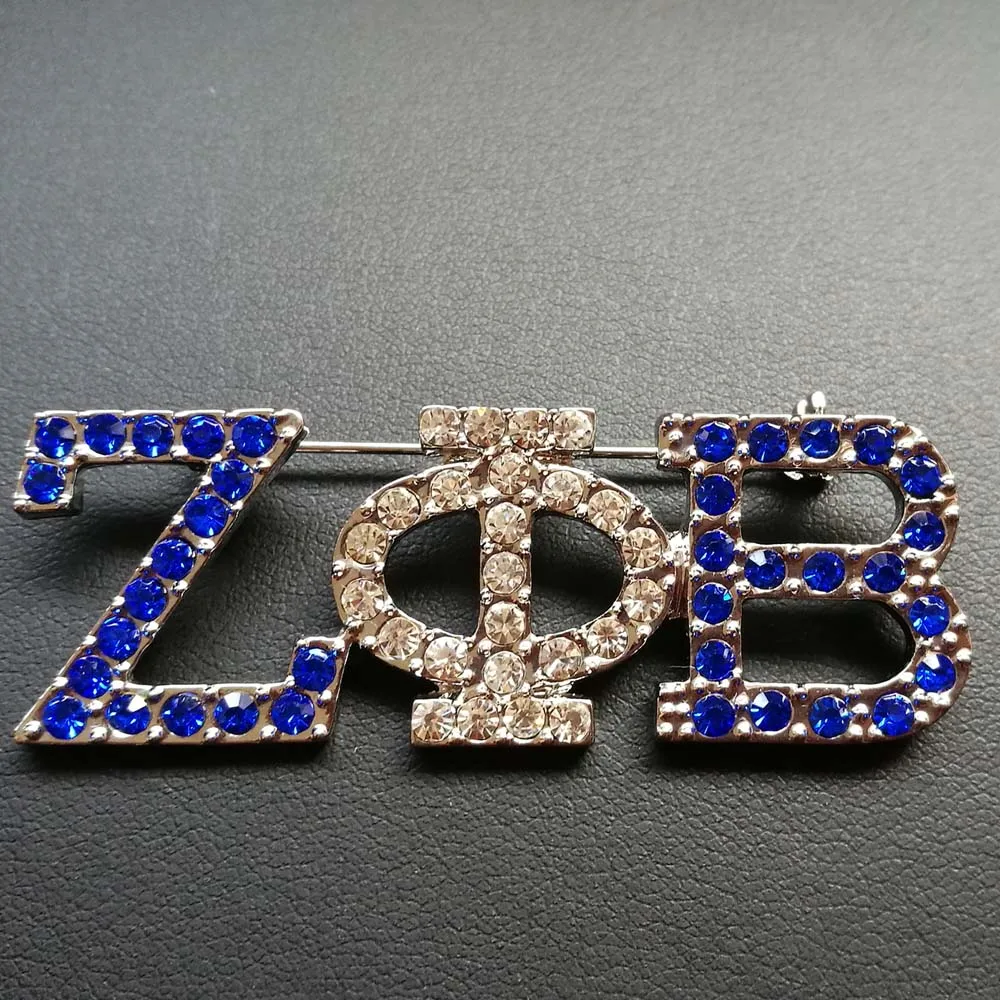 Дропшиппинг zeta Phi Beta женское платье буквы лацкан булавка zpb брошь ювелирные изделия