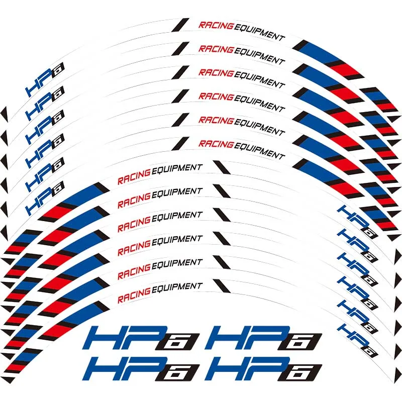 Для BMW HP4 HR6 17 '཈ X толстый край внешний обод наклейка полосы колеса