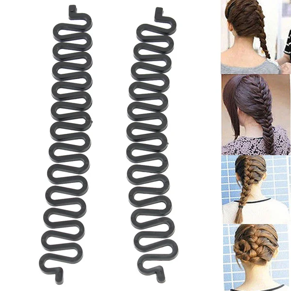 Us 1 75 40 Off Hair Braiding Tool Hair Styles Maker Tress Tool Hair Accessories Bands Hair Disk Easy Simple For Women Girls Party Wedding In Styling