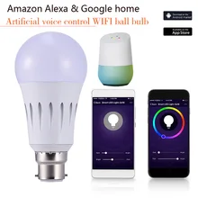 Wifi Bulb LED Smart Bulb Varying Dimmable Light Voice Remote Control Works with Amazon Google JA55