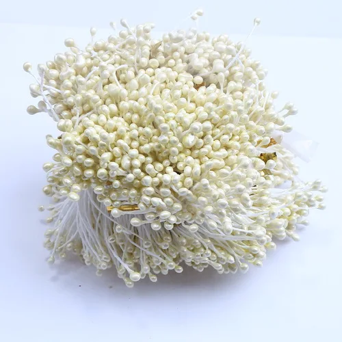 500 шт 3 мм искусственный жемчуг цветок тычинки используется для нейлоновых цветочных аксессуаров - Цвет: 5