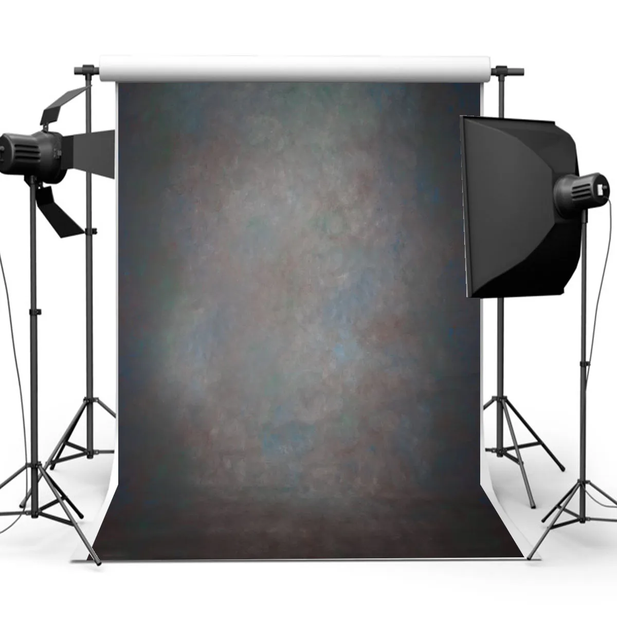 5x7FT тонкий Виниловый фон для студийной фотосъемки с черной стеной в стиле ретро, реквизит для фотосессии, тканевые фотофоны 210x150 см