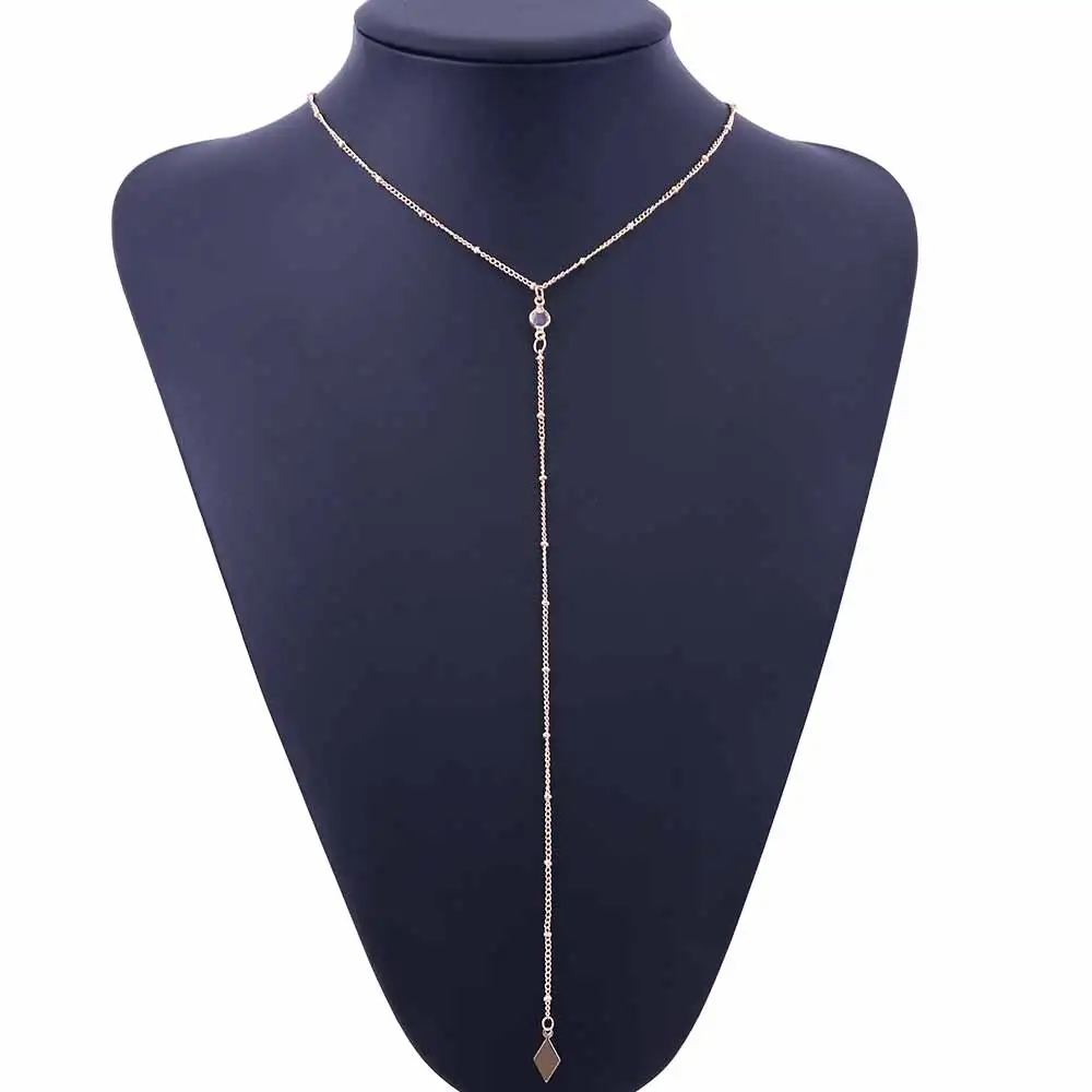 MAA-OE, богемное длинное ожерелье с подвеской для женщин, винтажные золотистые бусины, колье-чокер с кристаллами, ожерелье, массивные украшения