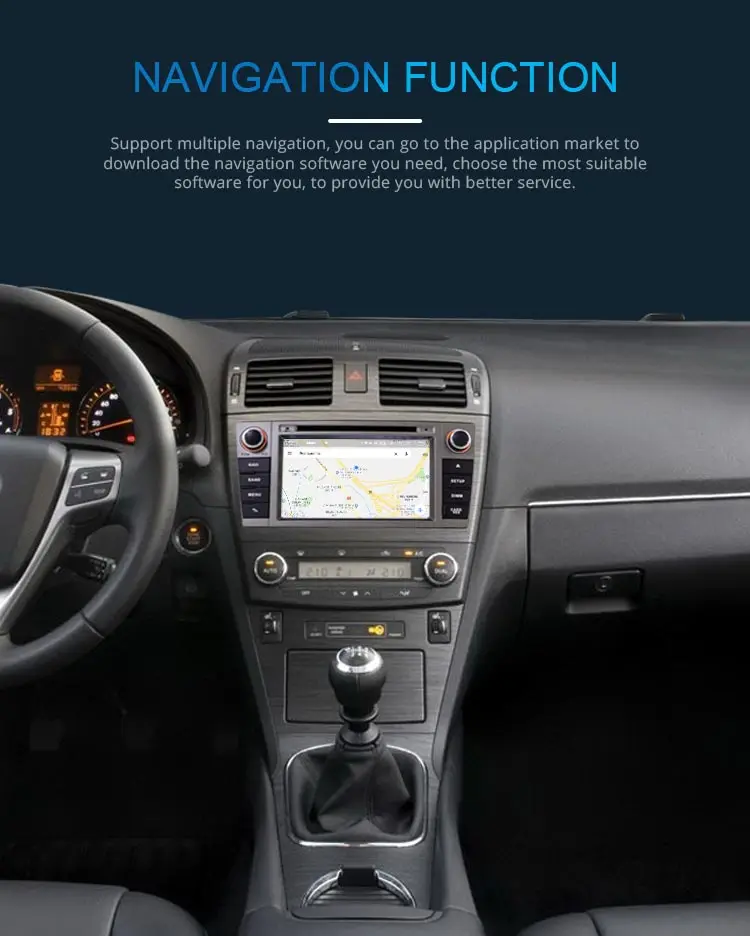 Flash Deal JDASTON Android 9.0 Car DVD Player For Toyota T27 Avensis 2009-2014 Octa Cores 4G+64G 2 Din Car Radio Multimedia GPS Navi Audio 2