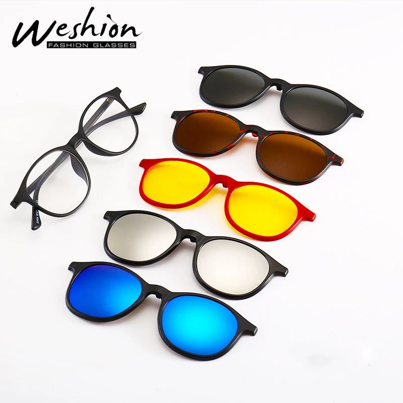 Gafas de sol polarizadas con Clip hombre y mujer, anteojos de sol unisex en 1, graduadas ópticas TR90 2019|Gafas de para mujer| - AliExpress