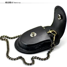 Модный фирменный мужской кожаный чехол, Винтажный Классический карманный футляр для часов, чехол для хранения, кошелек, сумка