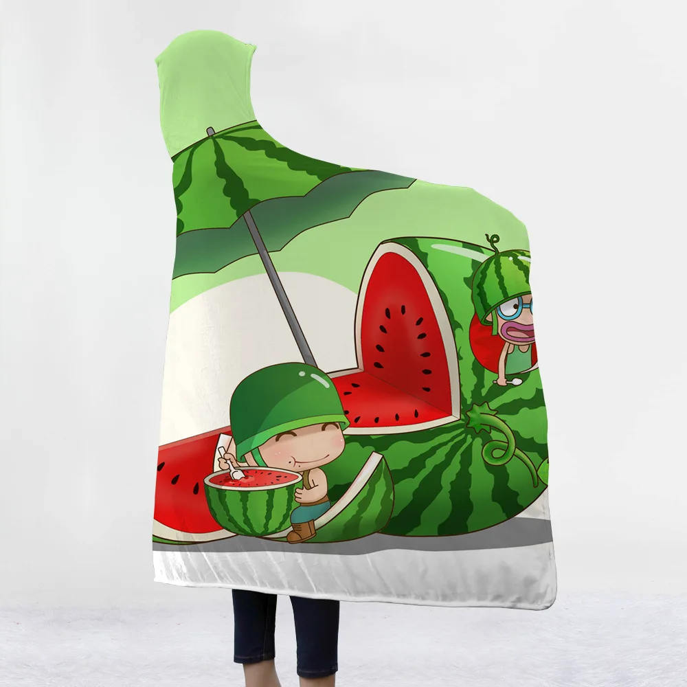 JaneYU прекрасный мультфильм с капюшоном Новое домашнее детское утолщенное двойное одеяло украшение
