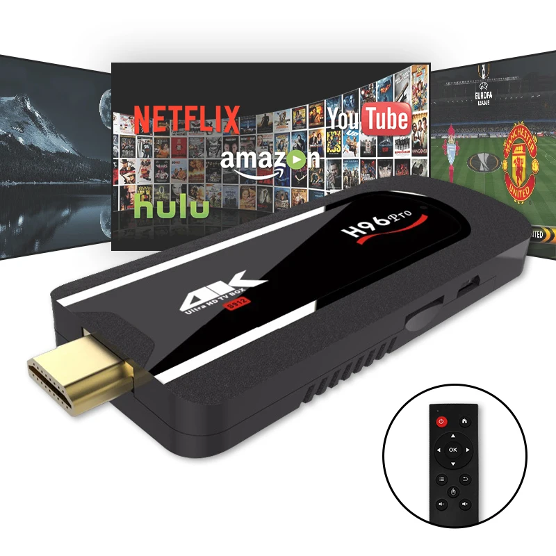 ТВ приставка Восьмиядерный Amlogic S912 Smart Mini tv box Stick DDR3 2GB rom 16GB 2 4G Wifi HD2.0 BT4.1 Android 7 1