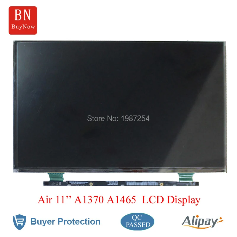 

5PCS A1370 A1465 LED LCD Display For Apple Macbook Air 11'' A1370 A1465 LCD Screen B116XW05 V.0 LP116WH4 TJA1