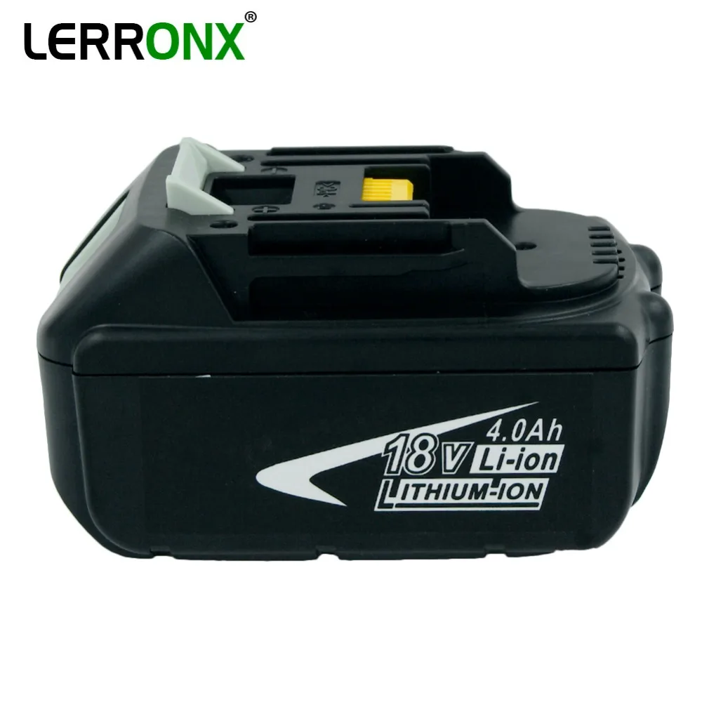 

LERRONX 18V 4000mAh Li-ion Power Tools Replacement battery for Makita Cordless Drills rechargeable battery BL1815 BL1830 BL1840