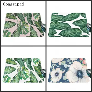 

Congsipad Hot Sell Print Design Anti-slip New Arrival Customized Rectangular Banana Leaf Mouse Pad Computer PC Gaming Desk Mat