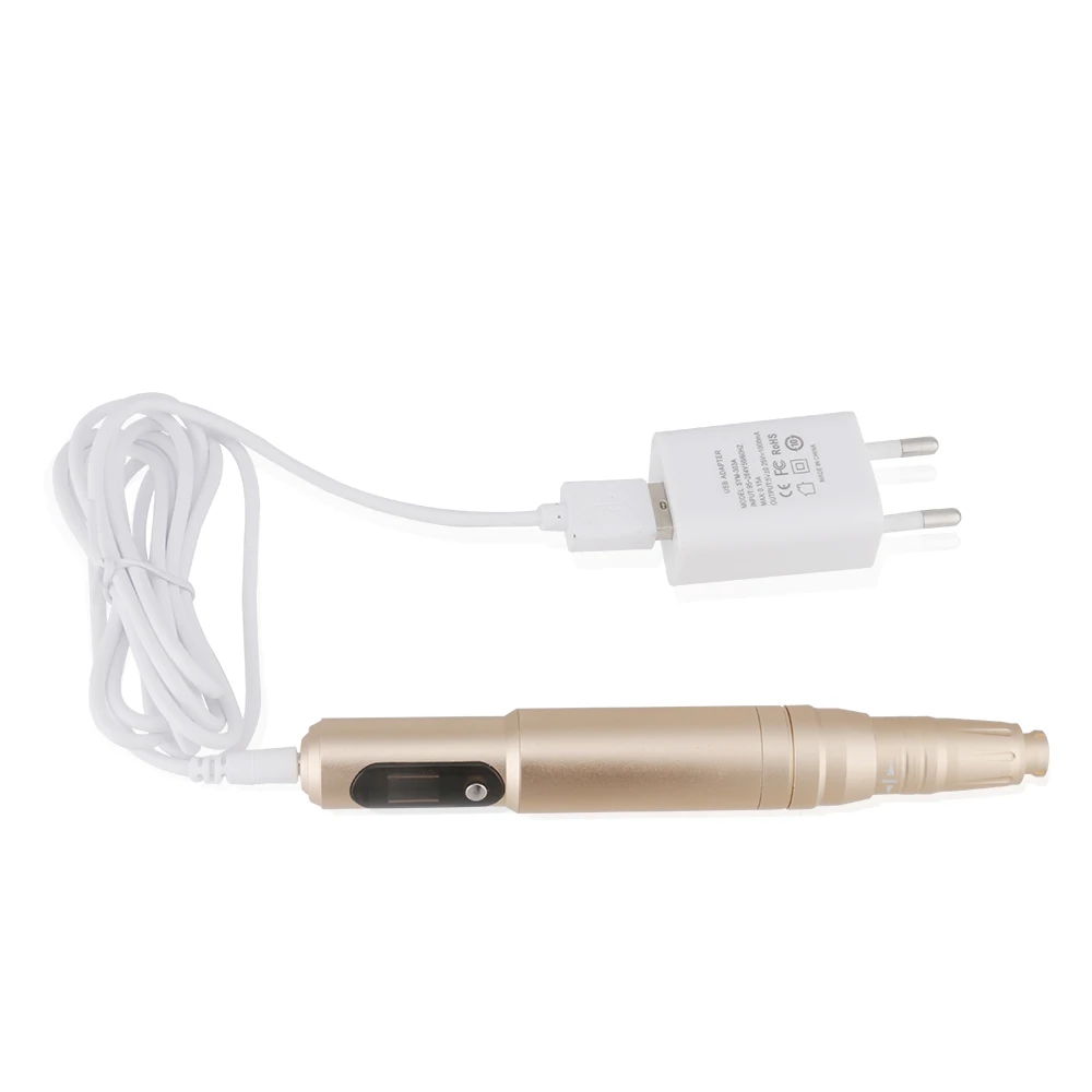 

2Color Professional EyebrowTattoo Machine Pen 5w Motor for Permanent Eyebrows Lip Eyeline Microblading Makeup With Tattoo Needle