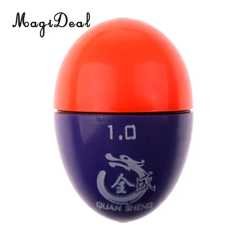MagiDeal Fishing Bobbers Soft EVA Foam Snap-on Floats Push Button Oval Design Round Float Bobbers Fishing Tackle Accessories