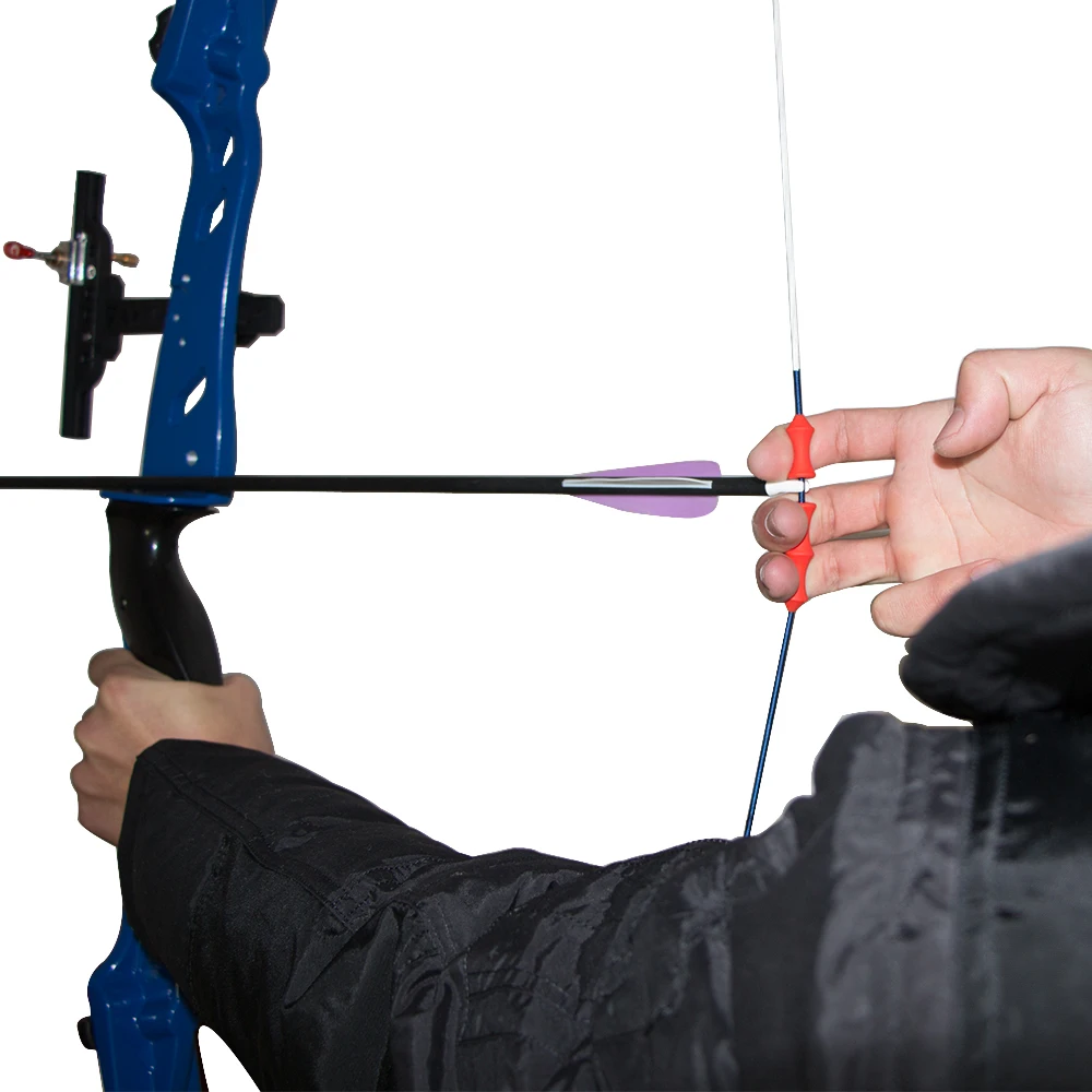 1set Archery Arrow Hunting Bowstring Silicon Finger Release Guard