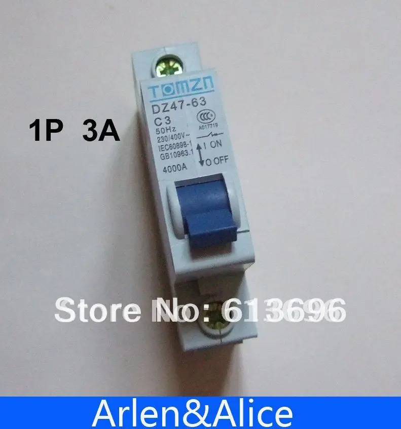 1P 3A 240V/415V 50HZ/60HZ Мини автоматический выключатель MCB C45 C Тип|mcb breaker|mcb circuit breakermcb abb |