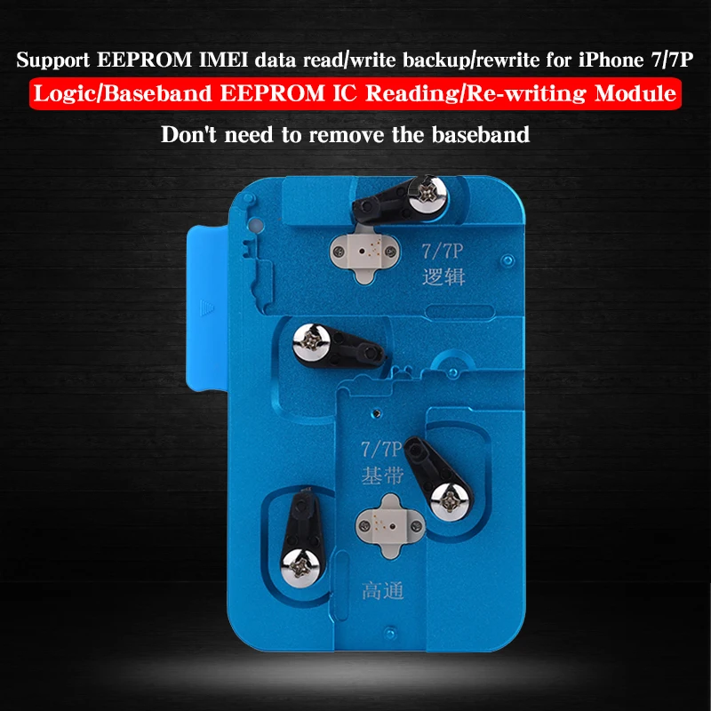 

Motherboard Tester Fixture Logic/Baseband EEPROM IC Reading/Re-writing Module For iPhone 7 7Plus Repair Tool