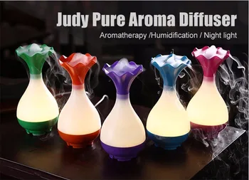

Vase Shaped USB diffuser air humidifier Ultrasonic Aromatherapy/essential oil humidifier/Aroma mist maker Night Lamp/Senior Gift
