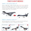 RC Airplane Plane Z51 20 Minutes Flight Time Glider 2.4G Flying Model with LED Hand Throwing Wingspan Foam Plane Toys for Kids ► Photo 3/6