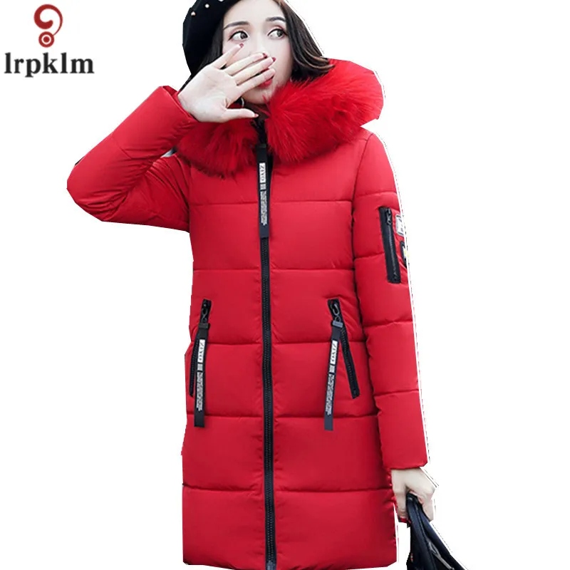 Women Parkas Long Coats Army Green Overcoat Female Winter Hooded Cotton Coats Woman Jackets 2018 New Clothing LZ975 (11)_